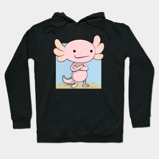 Axolotl - Cute Cartoon Lurch Hoodie